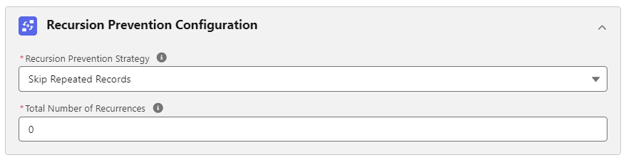 Recursion Prevention Configuration - Skip