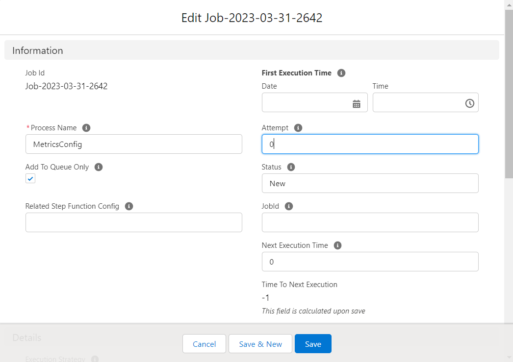 Reprocess Async Job