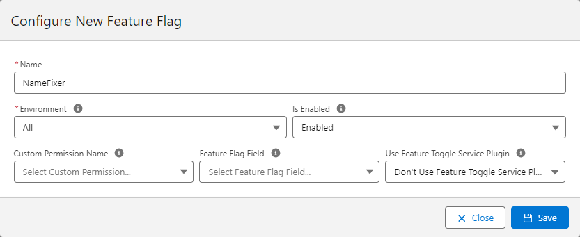 NameFixer Feature Flag