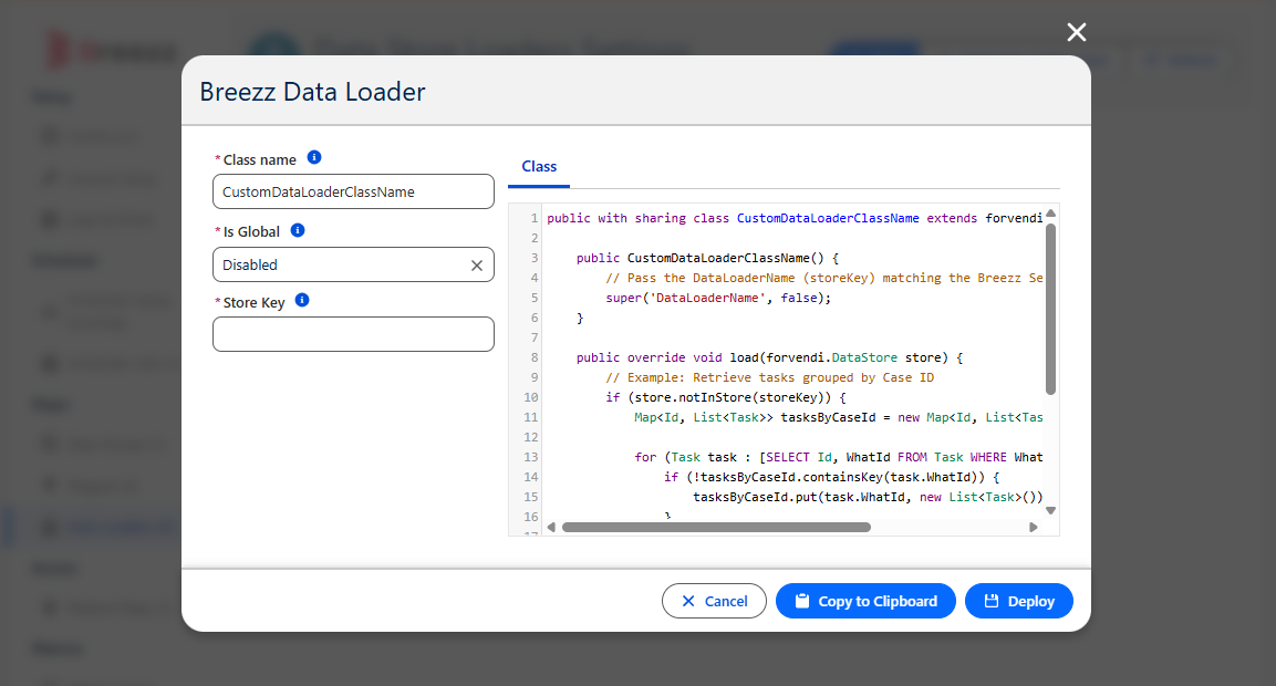 Generate Loader Code