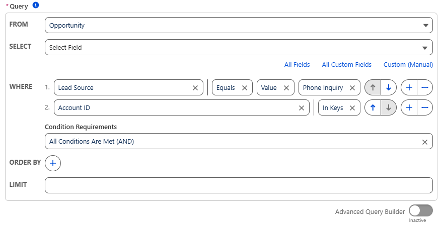 Advanced Query Builder