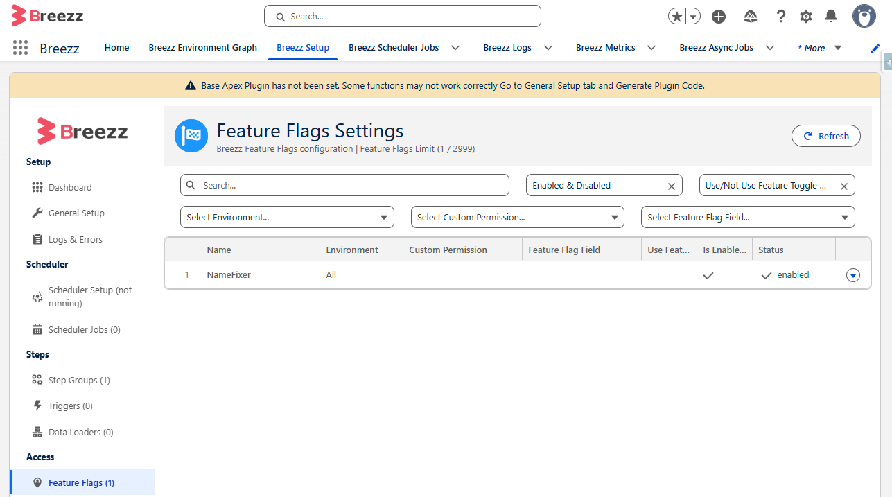 Disable Feature Flag