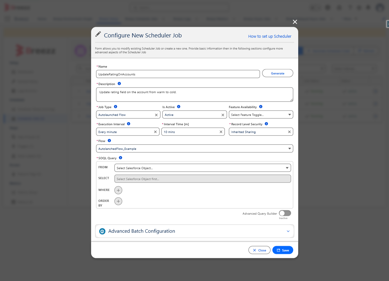 Flow Scheduler Job