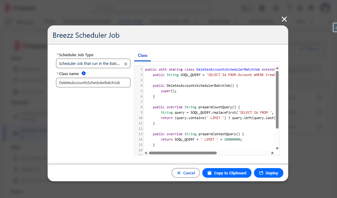 Generate Scheduler Code